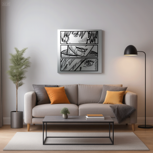 Metal painting-3d