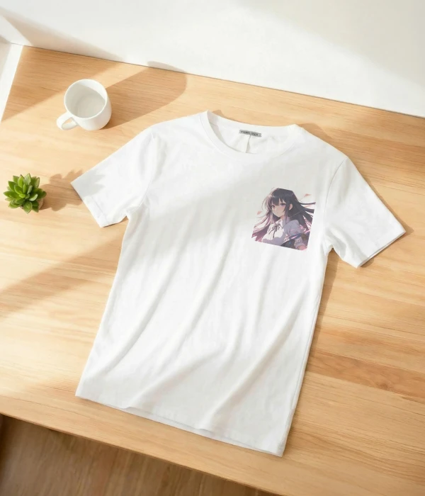 T-Shirt--Visual Novel Art - S, White