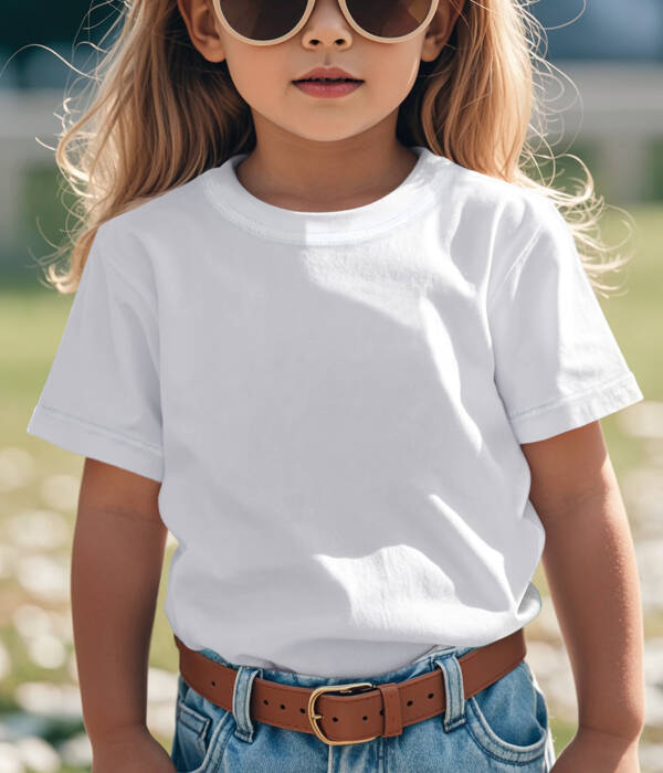 Children's Crewneck T-Shirt - White